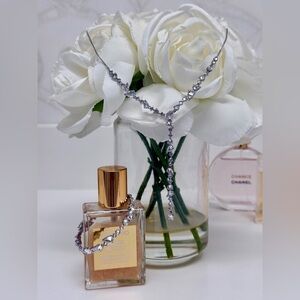 Cubic Zirconia Necklace & Bracelet set